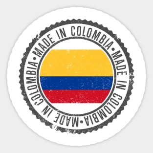 Made in Colombia - vintage design Sticker